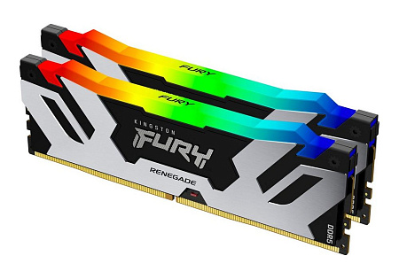 .32GB DDR5-7200MHz  Kingston FURY Renegade RGB (Kit of 2x16GB) (KF572C38RSAK2-32), CL38, 1.45V,Silve