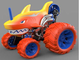 Радиоуправляемая игрушка Crazon Car 5-Wheel, 1:16, Разноцветный (333-WL21161/333-WL22161)