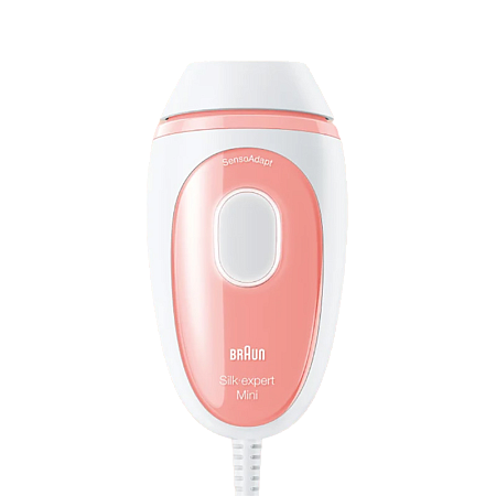 Фотоэпилятор Braun PL1000 Silk-expert Mini, Розовый | Белый