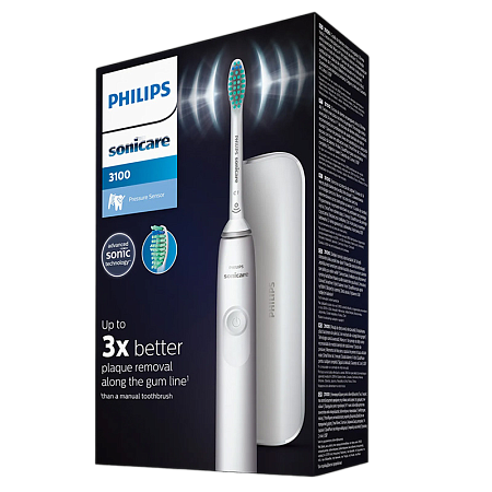 Электрическая звуковая зубная щетка Philips HX3673/13, Белый