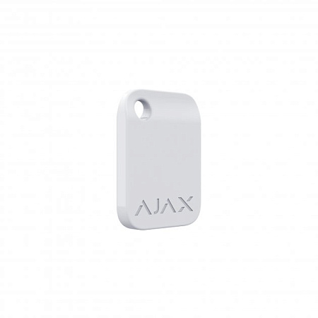 Защищенный бесконтактный брелок Ajax Tag, Белый