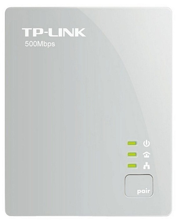 Адаптер Powerline TP-LINK TL-PA4010 KIT, AV600, 600 Mбит/c, Белый