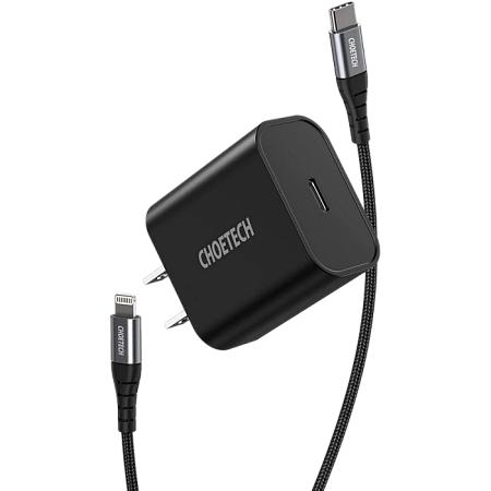 Зарядное устройство Choetech Q5004, 20Вт, Чёрный