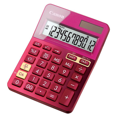 Калькулятор Canon LS-123K PK, Розовый