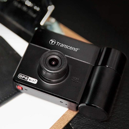 Автомобильный видеорегистратор Transcend DrivePro 550, Full-HD 1080P, Чёрный