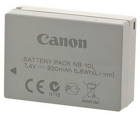 Аккумуляторная батарея для фото Canon NB-10L