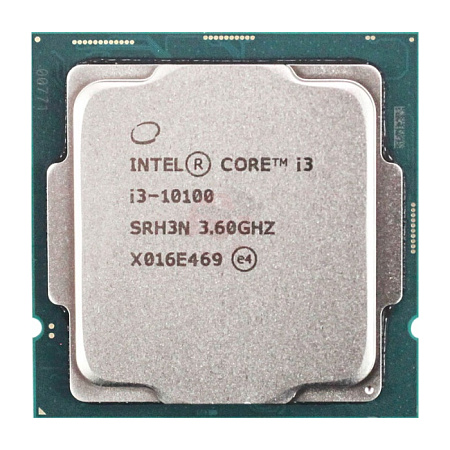 Процессор Intel Core i3-10100, Intel UHD Graphics 630, Без кулера | Tray