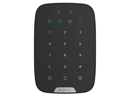 Беспроводная сенсорная клавиатура Ajax KeyPad, Чёрный
