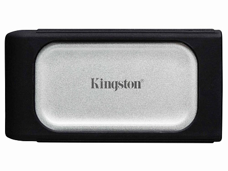Внешний портативный SSD накопитель Kingston XS2000, 500 ГБ, Серебристый (SXS2000/500G)